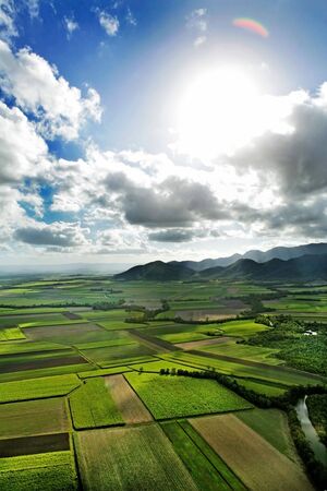 Aerial landscapeの写真素材