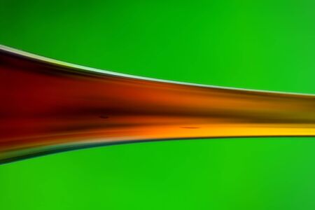 Close up macro shot of tear drop crystalの写真素材