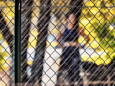 People spending a day in the park relaxingの写真素材