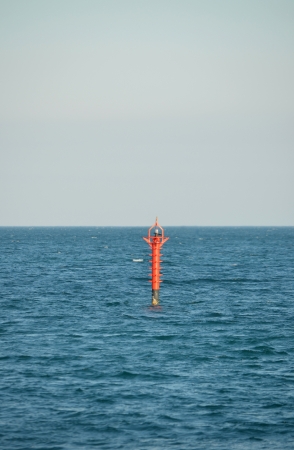 that is a lighthouse in the sea boyanの写真素材