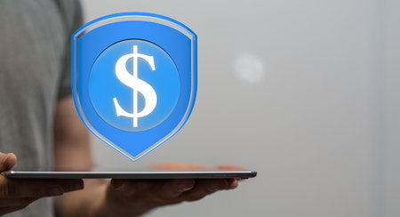 Secure Your Finances: Digital Money Protectionの写真素材