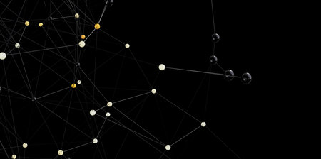 Abstract Network Connection Dots Lines
