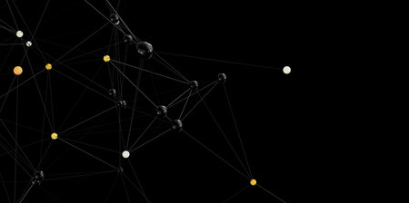 Abstract Network Connection Dots Lines