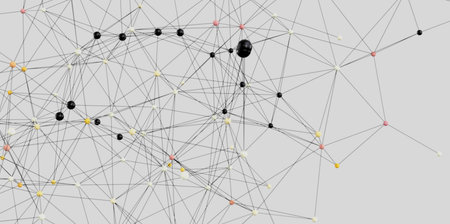 Complex Network Connections: Abstract Data Visualization