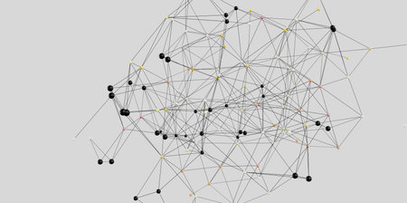 Complex Network Visualization: Nodes and Connections