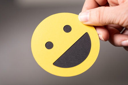 Happy Smiley Face in Hand