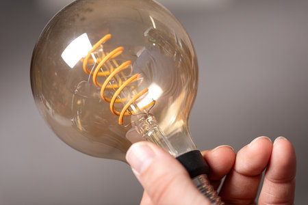Vintage Edison Bulb Closeup