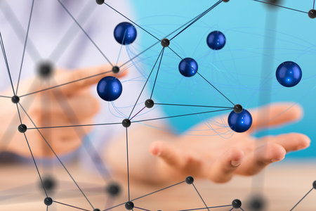 Global Network Connection: Business Technology Concept