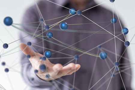 Global network connection in hand