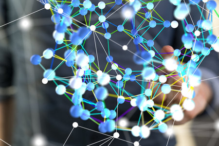 Global Network Connection: Abstract Technology
