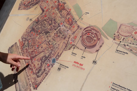 Ancient Rome Map: Colosseum & Roman Forum
