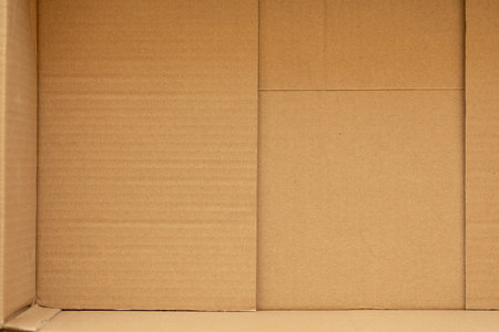 Empty Cardboard Box Texture Background