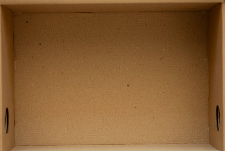 Empty Cardboard Box Interior Texture