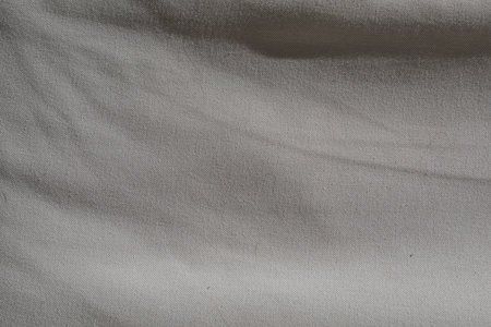 Gray Fabric Texture Background - Close Up