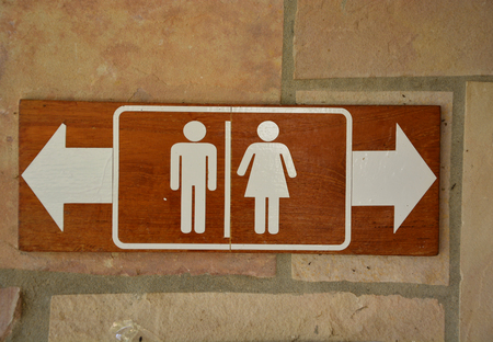 Toilet Signの写真素材