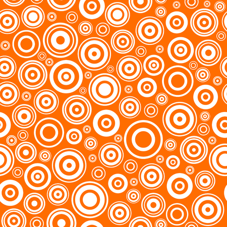 Seamless texture with concentric circles. Abstract vector illustration.のイラスト素材