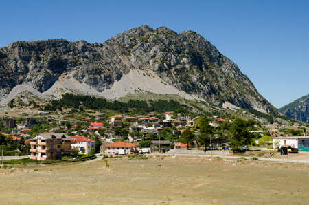 Panoramic view of the town of Biokovo, Bulgaria