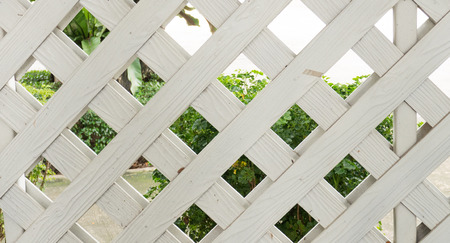 Walls made of Wooden Painted white. for background.の写真素材