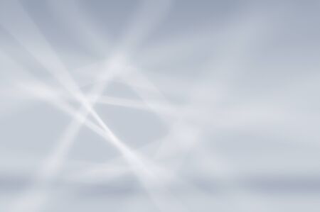 Abstract silver background with light beams immitation, suitable for product photographyの写真素材