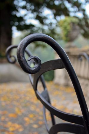 Autumn's chairの写真素材