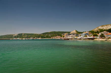 Balchik landscape-one famous Bulgarian resortの写真素材