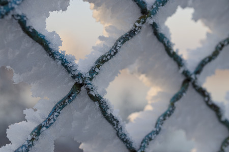 Winter landscapes near the city Ruse in northern Bulgariaの写真素材