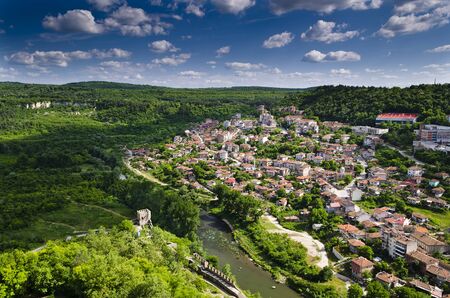 Veliko Tarnovo, the historical capital of Bulgariaの写真素材