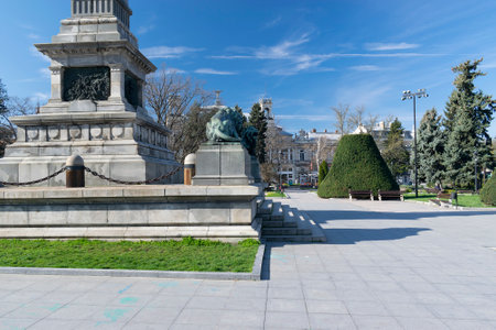 Picture of city center of Ruse in Bulgariaの写真素材