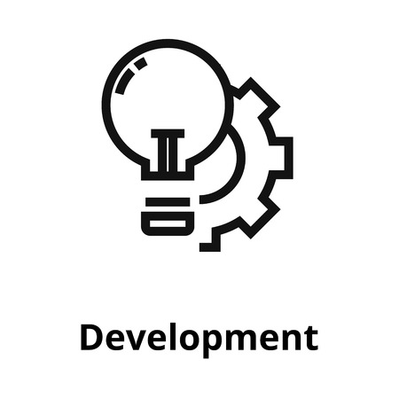 Development thin line icon.のイラスト素材