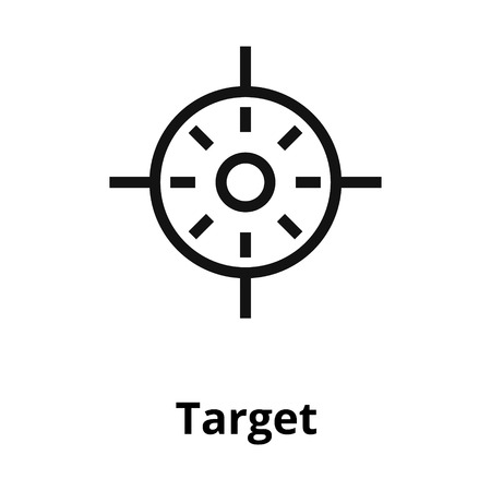 Target thin line icon.のイラスト素材