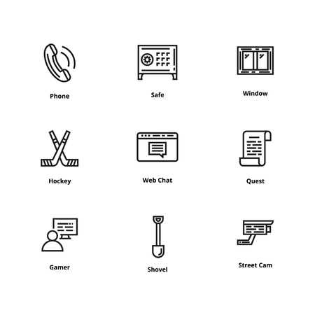 Set of high quality line icon. Icon for web and user interfaceのイラスト素材