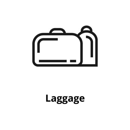 Luggage Line Iconの写真素材