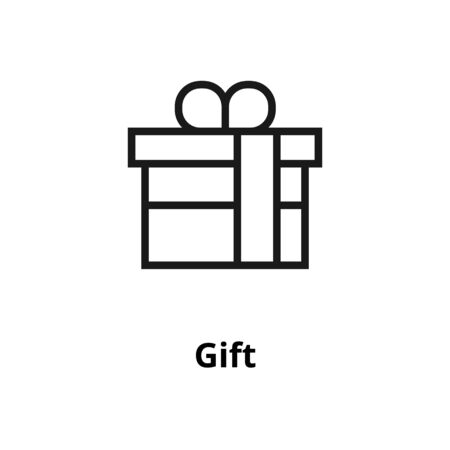 Gift thin line icon. Icon for user interface and webのイラスト素材