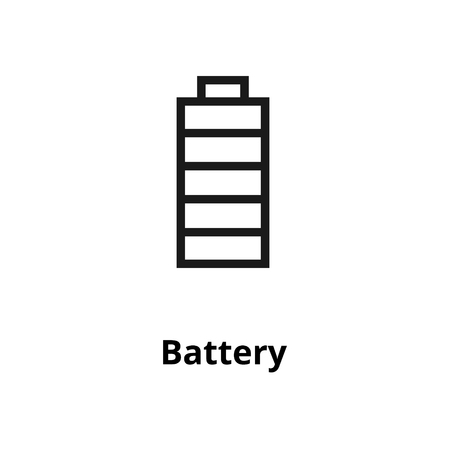 Battery Line Iconの写真素材