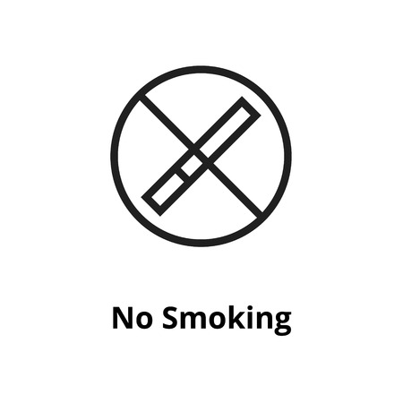 No smoking Thin line icon. Icons for web and user interfaceのイラスト素材
