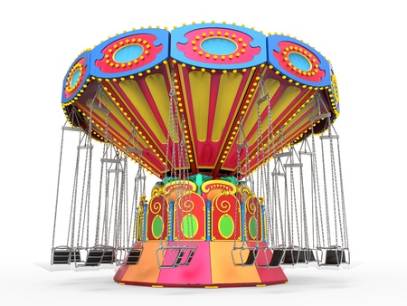 Carnival Swing Rideの写真素材