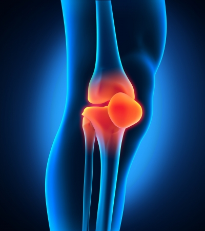 Painful Kneeの写真素材