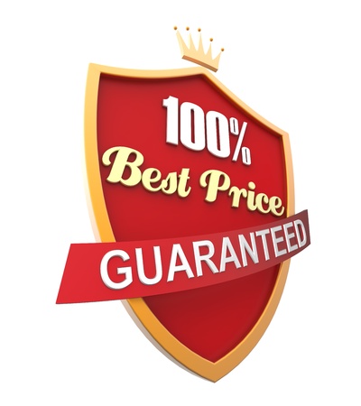 Guaranteed Label Isolatedの写真素材