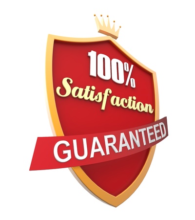Guaranteed Label Isolatedの写真素材
