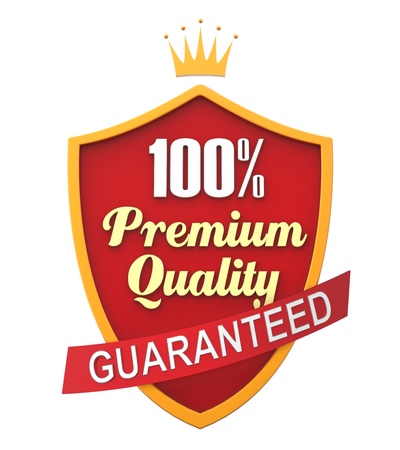 Guaranteed Label Isolatedの写真素材