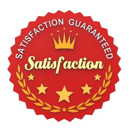 Guaranteed Label Isolatedの写真素材