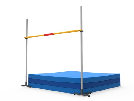 High Jump Landing Matの写真素材