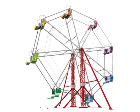 Colorful Ferris Wheelの写真素材