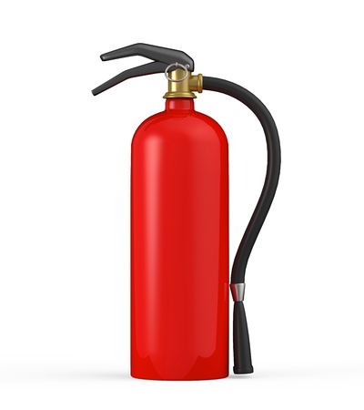 Red Fire Extinguisherの写真素材