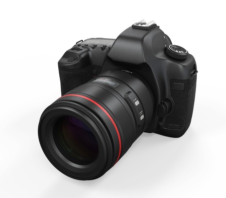 Digital SLR Camera Isolated