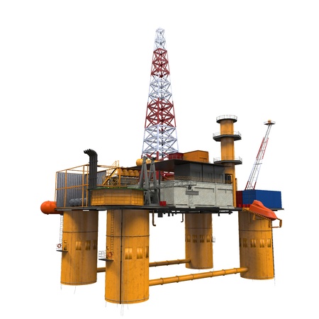 Drilling Offshore Platform Oil Rigの写真素材