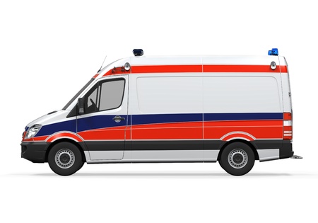 Ambulance Isolatedの写真素材