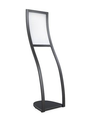 Curved Display Advertising Standの写真素材