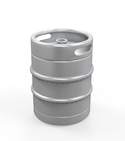 Metal Beer Kegの写真素材