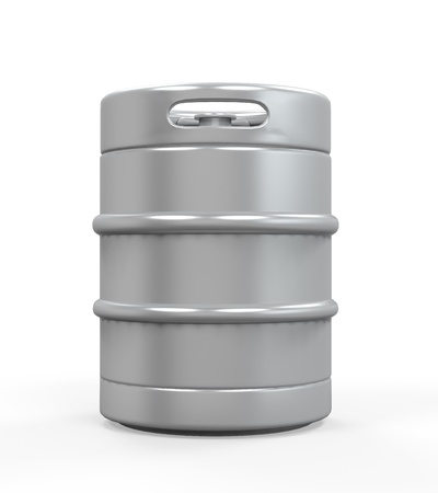 Metal Beer Kegの写真素材